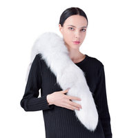 Queue de renard naturelle tendance pour femme, accessoire de mode luxueux en fourrure shaggy, personnalisable
