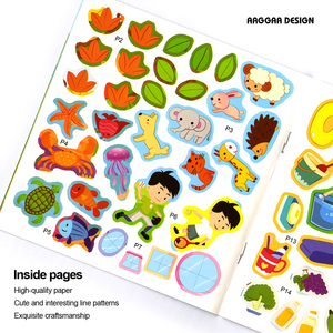Pour les enfants de plus de 3 ans, livres pour enfants personnalisés, jouets, livres d'histoires avec autocollants, livres à colorier et livres imprimés - Product Image 2