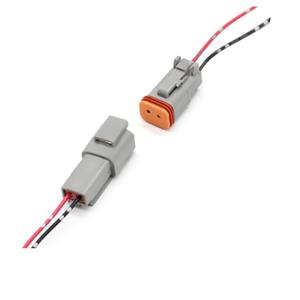 Auto DT 2 Pin Connector Kit DT04-2P DT06-2S 16-22 GA Nickel Kontakte männlich und weiblich mit Pigtail 2 Draht für LED-Leuchten - Product Image 2
