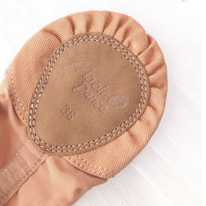 Scarpette da Balletto da Donna in Tela Completamente Elasticizzata Scarpe da Punta Stretch da Danza Ballerine in Rete Mezze Punte Morbide da Balletto - Product Image 4