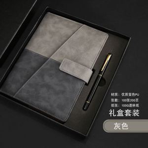 <b>A4</b> A5 A6 Custom Design PU Leather Academic <b>Diary</b> Magnetic Clasp Business Journal With Pen Planner Promotion Gift Set Notebook - Product Image 6