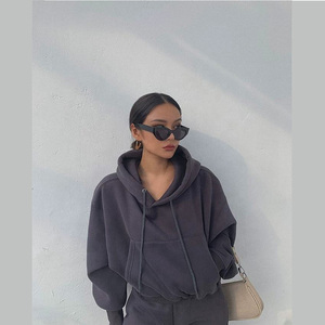 2 pieza para mujer <span class=keywords><strong>Conjunto</strong></span> <span class=keywords><strong>de</strong></span> sudadera con capucha y joggers <span class=keywords><strong>de</strong></span> <span class=keywords><strong>conjunto</strong></span> correr al aire libre en blanco chándal - Product Image 6