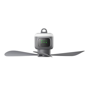 Wholesale Price Customized Logo Foldable with <b>Light</b> 12000mah Battery-Powered <b>Camping</b> Ceiling Fan Portable Caravan Fan - Product Image 4