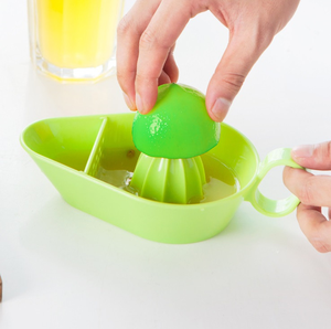 Presse-agrumes manuel en plastique pour jus d'orange, citron, citron vert, avec poignée de bol et bec verseur - Product Image 5