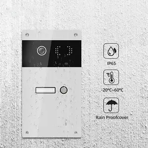 Intelligentes 7" Interkom Appartment kabelgebundenes Video-Interphone Audio-Intercom Türglocke Video-Geldschalter Zwischengesprächs-Türsystem für 2 Einheiten Raum