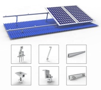Kit de fixation avant et arrière réglable Angels AS-AR 01 avec une charge de vent de 60 m/s et une charge de neige de 1,6 KN/m² pour structure de montage sur toit métallique
