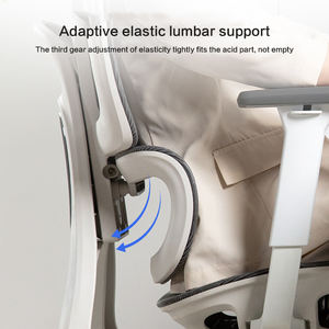 Silla de oficina de tela ergonómica de rejilla completa China moderna 2024 con 3 reposabrazos <span class=keywords><strong>Gaslift</strong></span> 2D/3D/4D 360 refrigeración de ajuste de altura giratoria - Product Image 3