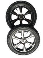 Roue en caoutchouc noir haute performance de 16 pouces pour scooters électriques Qualité garantie Pneu neuf pour l'aluminium de détail