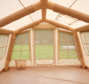 Tente de camping familiale pour voyages, 13,68 m², grande, gonflable, imperméable, en Oxford, portable, double couche, résistante aux UV - Product Image 5