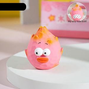 Wood Carving Style Fruit Resin Figurine Cute Creative <strong>Funny</strong> Peach Orange Avocado Home Office Desk Decoration <strong>Gift</strong> - Product Image 6