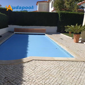 Couverture de <span class=keywords><strong>piscine</strong></span> automatique en PVC rigide à lattes, lattes de haute qualité, installation sous l'eau - Product Image 4