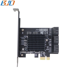 PCI Express X1 PCI-E 1X đến 6 <span class=keywords><strong>sata</strong></span> 3.0 kết nối bộ điều khiển bộ chuyển đổi thẻ 6gbps Marvell 88se9215 cho ipfs Ổ đĩa cứng trong kho - Product Image 4