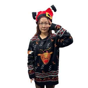 Custom Ugly Christmas Sweaters <strong>Women</strong> Casual Crew Neck Long Sleeve <strong>Xmas</strong> <strong>Jumper</strong> Knitted Pullover <strong>Jumpers</strong> - Product Image 5