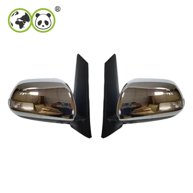 Global Panda High Quality Innova 2012 Mirror Side Rearview Mirror Chrome With Light for Toyota