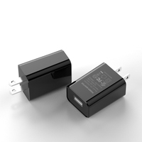 Chargeur mural USB 5V, 2A, certifié US U L, prise AC
