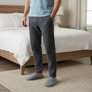 Chaussons d'intérieur Texlina pour hommes, en fausse fourrure d'hiver, légers, doux, respirants, semelle intermédiaire en TPR, pour un usage domestique, lot de 12 paires - Product Image 5