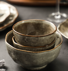 Ensemble de vaisselle en céramique moderne et écologique, conçu sur mesure, 16/18/20/24/48/80 pièces, assiettes pour restaurants, mariages, hôtels - Product Image 6