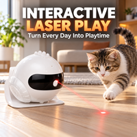 Robot intelligent pour animaux de compagnie avec caméra HD, jouet laser, compagnon interactif pour chats et chiens, surveillance à domicile