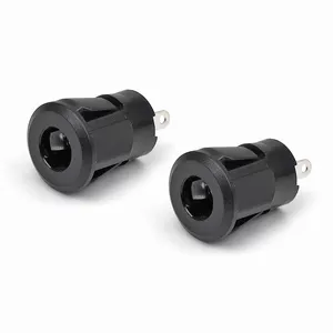 DC-022 Power Jack Female Jack Cable Socket DC connector 2.0mm /2.5mm clip-on round high-current power socket