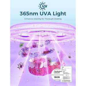 <span class=keywords><strong>Limpiador</strong></span> <span class=keywords><strong>de</strong></span> Joyas Eléctrico <span class=keywords><strong>de</strong></span> <span class=keywords><strong>3</strong></span> Modos y 200 ml, <span class=keywords><strong>Limpiador</strong></span> Ultrasónico <span class=keywords><strong>de</strong></span> Retenedores con Temporizador Automático Digital LED, Superventas - Product Image 3