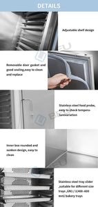 ตู้แช่แฟลช80C 15ถาดเครื่องทำความเย็นเชิงพาณิชย์ตู้แช่เย็นระเบิดเร็ว15ถาด - Product Image 4