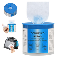 Papier de nettoyage en papier sans poussière AUA-Y3 COMPTYCO SC/FC/ST/LC outils de nettoyage en fibre optique de bonne qualité papier de nettoyage en fibre