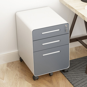 Archivador Yan En de 3 Cajones con Cerradura, Mueble de Oficina con Ruedas - Product Image 5