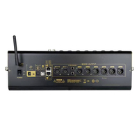 Console de Mixage DJ Professionnelle WIFI 12 Canaux 16 Effets DSP avec Écran Tactile Interface Audio pour Studio d'Enregistrement Mixeur Numérique