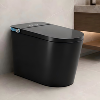 En gros, WC intelligent en céramique à poser au sol, avec bidet électrique intégré, couvercle automatique, siège chauffant et bidet automatique à eau chaude