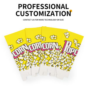 Petit seau à pop-corn de grande taille personnalisé boîte écologique jetable en papier kraft pour fête, festival, <span class=keywords><strong>mariage</strong></span>, cinéma, soirée <span class=keywords><strong>film</strong></span> - Product Image 2