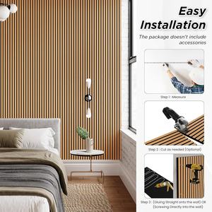 Pannelli Acustici <span class=keywords><strong>in</strong></span> Legno Akupanel FEYT per Design d'Interni, Pannelli Fonoassorbenti <span class=keywords><strong>in</strong></span> PET e MDF, Pannelli Acustici a Doghe <span class=keywords><strong>in</strong></span> Legno <span class=keywords><strong>in</strong></span> <span class=keywords><strong>Vendita</strong></span> - Product Image 4