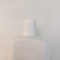 Bouteille en plastique blanche liquide, design hexagonal, corps durable, bouteille d'eau écologique, emballage de bouteille à capacité divisée