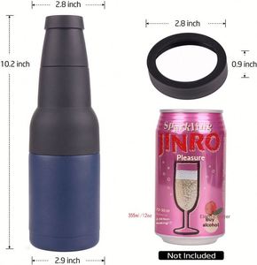 แก้วเก็บความร้อนสแตนเลส 304 ขนาด 12 ออนซ์ แบบ 2-in-1 สำหรับรถยนต์ พร้อมฝาปิดสองชั้น สำหรับโปรโมชั่นแบรนด์เครื่องดื่ม - Product Image 6
