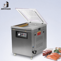 Machine d'emballage sous vide haute performance DZ-520 avec bac profond et spacieux, idéale pour les marchandises épaisses et volumineuses, et permettant de produire plusieurs sachets par cycle.