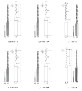 Fresa de broca optimizada para máquina canteadora <span class=keywords><strong>ESSILOR</strong></span> - Product Image 3