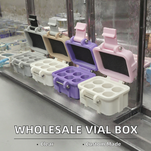 Caja de Embalaje Rectangular Transparente de Plástico PP de 3ml y 10ml al por Mayor, Impresión Personalizada para Viales de Polvo Liofilizado para Cuidado Personal - Product Image 2