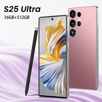 Smartphone 5G Haut de Gamme S25 Ultra avec 16 Go de RAM, Stylet Intégré, Écran HD 7,3 Pouces, Double SIM, Idéal pour les Voyages en Extérieur et le Gaming