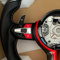 Volant pour BMW F30 F10 E90 F32 F36 M340i F22 F11 540i E87 F82 M3 M5 E70 M4 Cuir Fibre de carbone LED F80 E92 m Sport