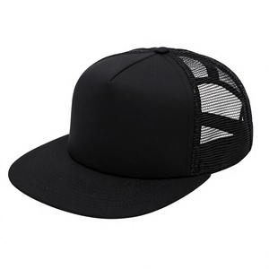 หมวกแก๊ปปักโลโก้แบบกำหนดเอง 5 แผง ทรง Trucker ตาข่ายด้านหลัง ปีกแบน โฟม  แบบ Snapback สำหรับกิจกรรมกลางแจ้ง โปรโมทแบรนด์ ขายส่ง - Product Image 4