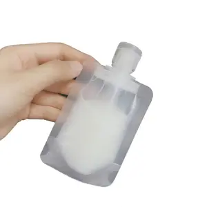 Saco dispensador de líquido, bolsa dispensador de líquido para armazenamento de 10/30/50/100ml, sacola de sabão, loção, embalagem