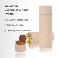 Fond de Teint Bâton Hydratant Luxe Marque Blanche Effet Soie Tenue Extrême Maquillage Visage Cosmétique Imperméable Haute Qualité