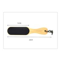 Râpe à pieds en bois double face de haute qualité, outil de pédicure exfoliant, surface rugueuse, pour soins des pieds, éliminateur de peaux mortes, usage domestique et professionnel