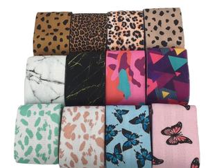 <span class=keywords><strong>Ensemble</strong></span> de bandes de résistance pour les fessiers, imprimées sur mesure, imprimé léopard, exercice physique, fitness - Product Image 3