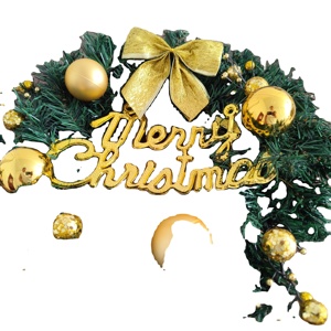 Guirnaldas Decorativas Navideñas de Estilo Nuevo, Coronas Navideñas Realistas Hechas a Mano de 30/40/50 cm, Adornos para Puertas - Product Image 4