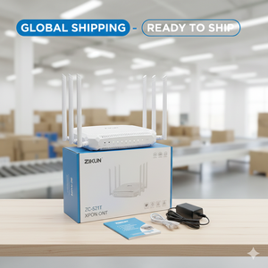 ZC-521T Zikun Xpon Onu 4GE 2พอตท์ Catv Dual Band WiFi AC2100 GPON EPON FTTH พร้อมการรับประกัน5ปีสำหรับ ISP - Product Image 4