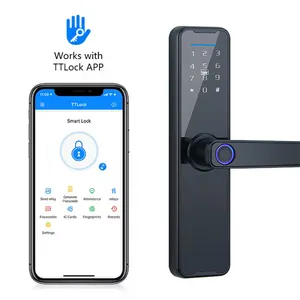 OEM Sicherheit ttlock tuya Smart Türschloss Einst eck schloss Haupt türen Griff mit Schlössern & Schlüssel Candado Inteli gente Outdoor Gate Home