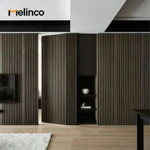 خزانة حائط مخفية بتصميم عصري من ميلينكو لغرف المعيشة في الفنادق والشقق، مع نظام منع الحريق اليدوي بنفس لون الباب - Product Image 1