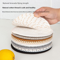 Set de table tissé écologique style nordique, dessous de plat résistant à la chaleur, tapis anti-brûlure pour casseroles et bols, pour la vaisselle et l'usage domestique
