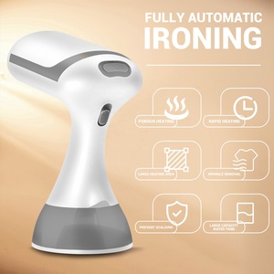 Sikat uap genggam elektrik, Setrika uap Anti kering menghilangkan keriput untuk pakaian tirai tempat tidur 300ml - Product Image 4