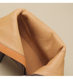 Stivali da Donna Autunno-Inverno di Alta Qualità in Pelle Bovina e Crine di Cavallo Fatti a Mano Stivaletti Retrò da Donna - Product Image 6